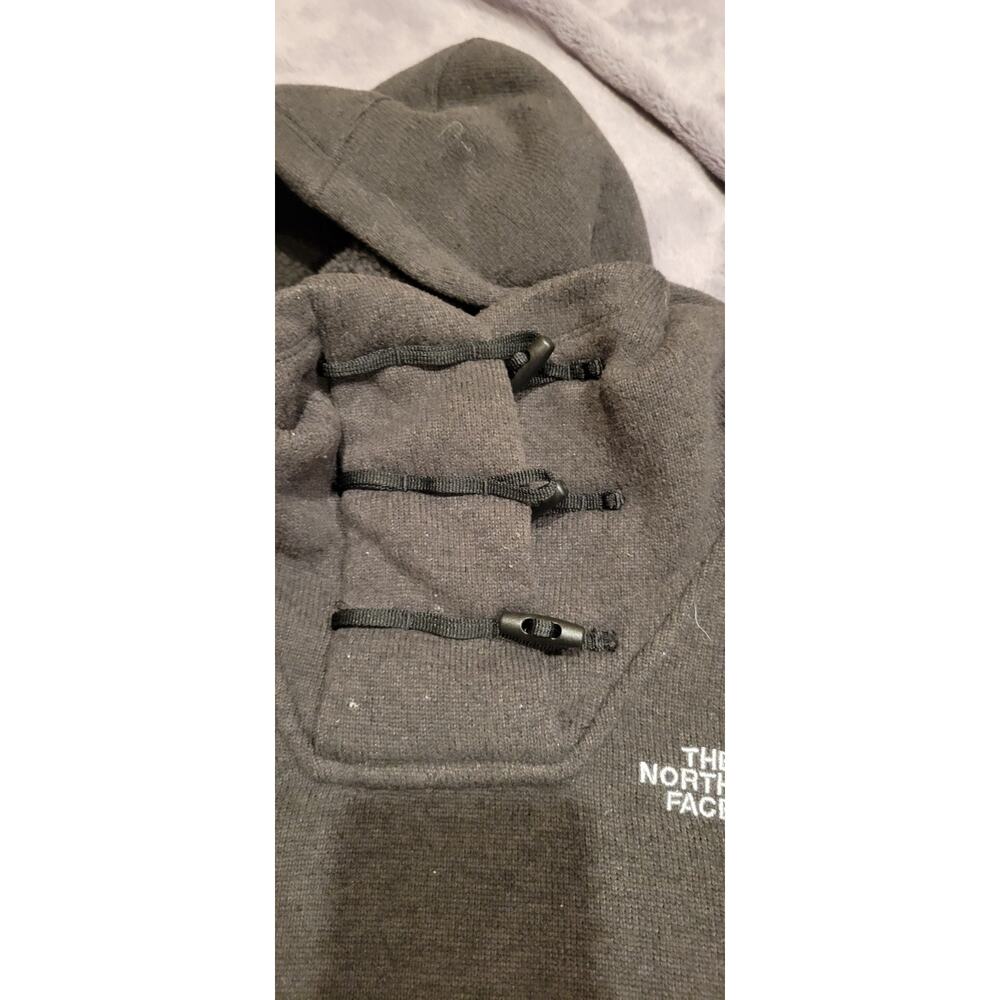 The North Face Womens Sherpa Fleece Hoodie Sz Small Pullover Toggle Neck Jacket - Picture 6 of 7